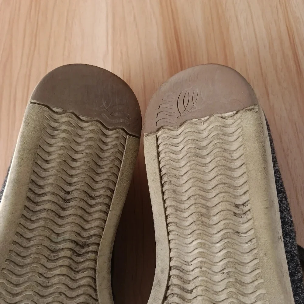 WOOLLOOMOOLOO Darwin Gray Wool Lace Up Sneakers Shoes Size 39 EU 8-8.5 US